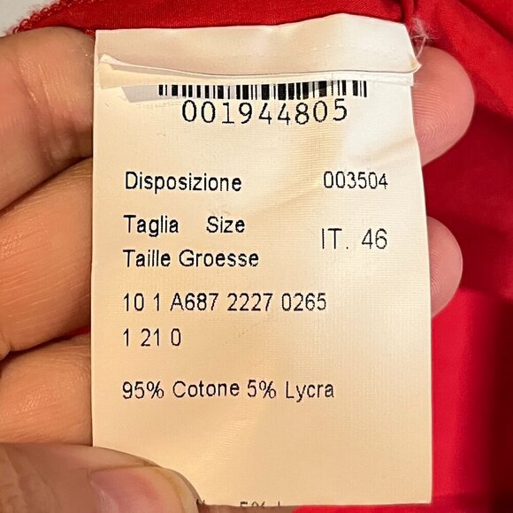 Piazza Sempione red sheath dress - Picture 4 of 5